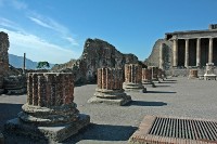 Tempel in Pompeji